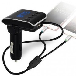 Автомобільний FM модулятор HZ H22 BT в авто на Bluetooth в прикурювач