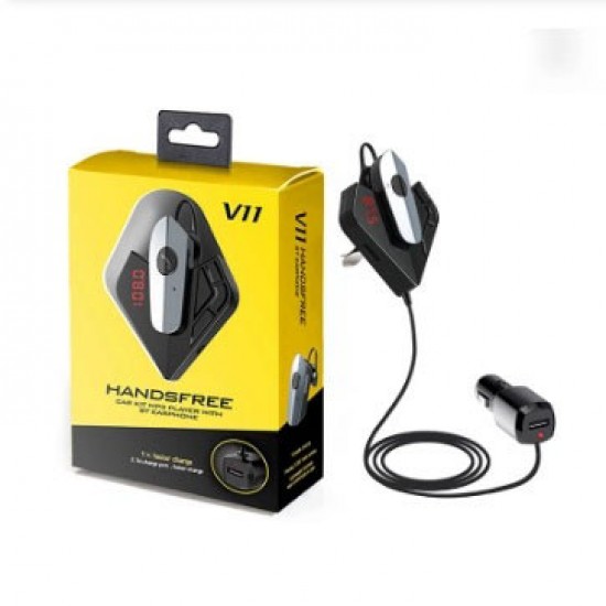 Трансмітер авто модулятор FM V11 BT на Bluetooth гарнітура