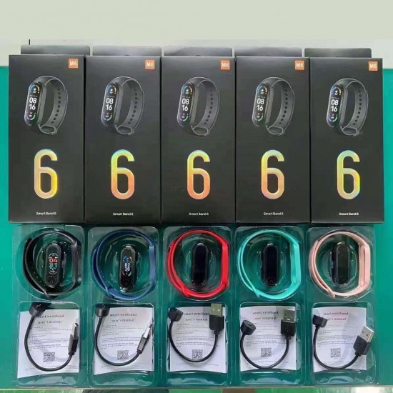 Фітнес браслет FitPro Smart Band M6 (смарт годинник, пульсоксиметр, пульс). чорний Pro Opt