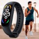 Фітнес браслет FitPro Smart Band M7 (смарт часи, пульсоксиметр, пульс). чорний Pro Opt