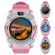 Розумний смарт-годинник Smart Watch V8. рожевий Pro Opt