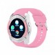 Розумний смарт-годинник Smart Watch V8. рожевий Pro Opt
