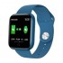Smart Watch T80S, два браслети, температура тіла, тиск, оксиметр. синій Pro Opt