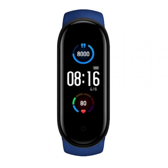 Фітнес браслет Smart Watch M5 Band Classic Black смарт годинник-трекер. синій Pro Opt
