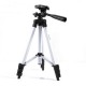 Трипод штатив для телефону для фотоапарата Tripod 3110 версія PRO портативний 035-102м висота срібло Pro Opt