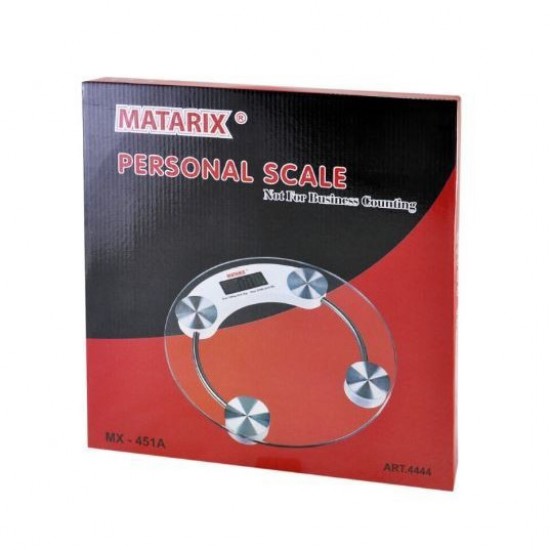 Ваги для підлоги MATARIX MX-451A 180 кг кругла форма електронні