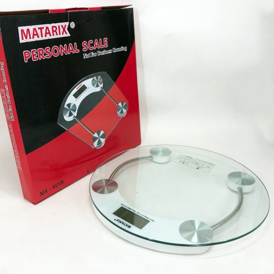 Ваги для підлоги MATARIX MX-451A 180 кг кругла форма електронні