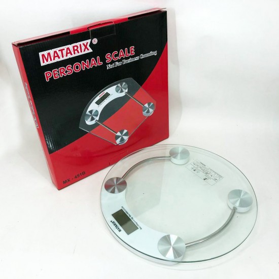 Ваги для підлоги MATARIX MX-451A 180 кг кругла форма електронні