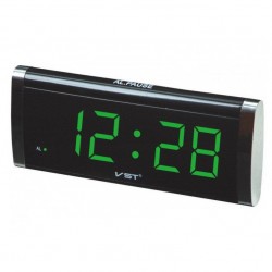 Настільний годинник будильник VST 730 green цифровий led alarm clock VST-730