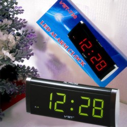 Настільний годинник будильник VST 730 green цифровий led alarm clock VST-730