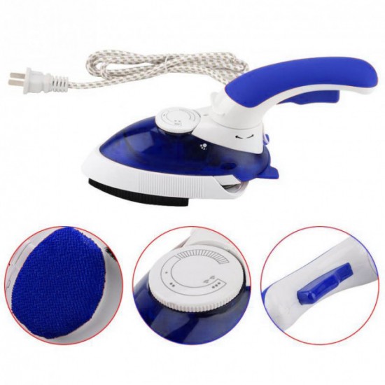 Ручний відпарювач Mini Steam Iron HT-558B компактний синій PT