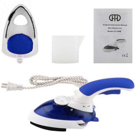 Ручний відпарювач Mini Steam Iron HT-558B компактний синій PT