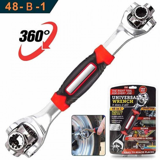 Універсальний ключ 48 у 1 Universal Tiger Wrench серія PRO ключ 48 у 1