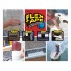 Бордюрна скотч-стрічка Flex Tape 10 см водонепроникна для ванної для кухні