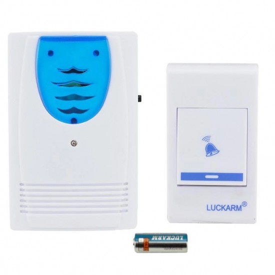 Бездротовий дзвінок для дверей на батареях Luckarm Intelligent 8203 блакитний Pro Opt