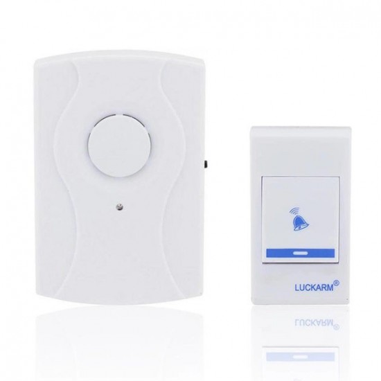 Бездротовий дзвінок для дверей на батареях Luckarm Intelligent 8203 блакитний Pro Opt