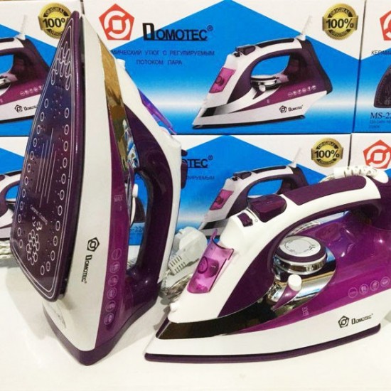 Праска Domotec MS 2201 потужність 2800W кераміка фіолетова Pro Opt