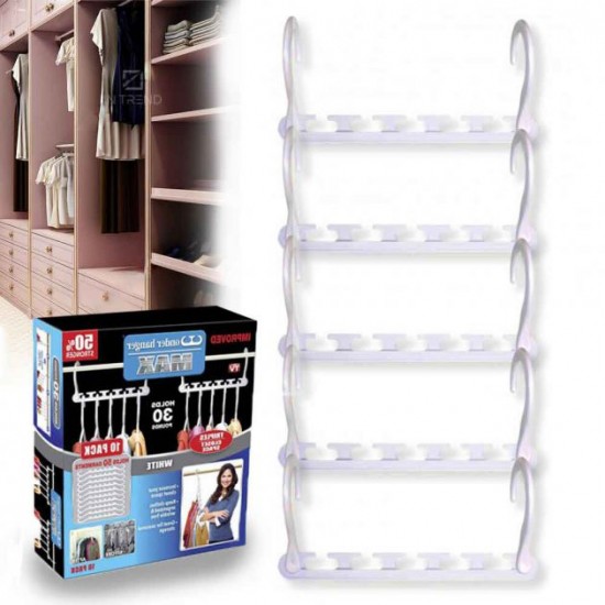 Вішалка для одягу Wonder Hanger Max універсальна в передпокій коридор Pro Opt