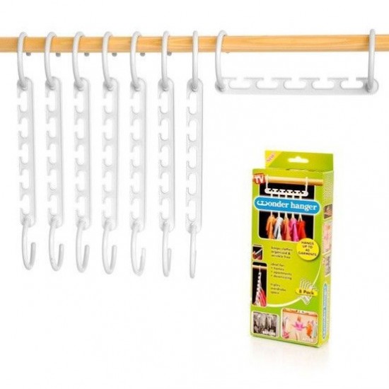 Вішалка для одягу Wonder Hanger Max універсальна в передпокій коридор Pro Opt