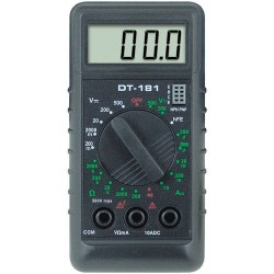 Мультиметр тестер DT-181 вбудований цифровий захист щупи в комплекті