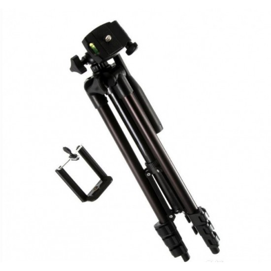 Трипод штатив для телефону для фотоапарата Tripod 3120 версія PRO портативний 035-102м висота срібло Pro Opt
