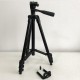 Трипод штатив для телефону для фотоапарата Tripod 3120 версія PRO портативний 035-102м висота срібло Pro Opt