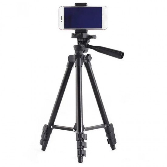 Трипод штатив для телефону для фотоапарата Tripod 3120 версія PRO портативний 035-102м висота срібло Pro Opt
