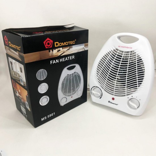 Обігрівач Domotec MS-5901 тепловентилятор (дуйка) потужність 2000 Вт обігрівач дуйчик