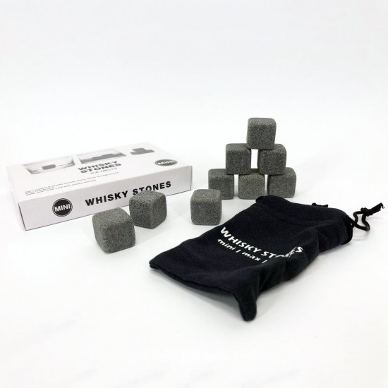 Ексклюзивне каміння для віскі зі стеатиту Whiskey Stones (9шт)