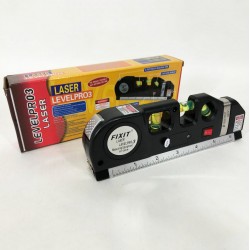 Високоточний лазерний рівень Laser Level Pro 3 з рулеткою 2 в 1