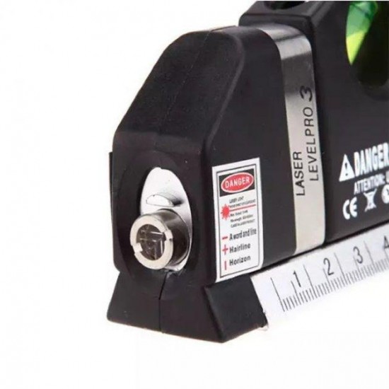 Високоточний лазерний рівень Laser Level Pro 3 з рулеткою 2 в 1