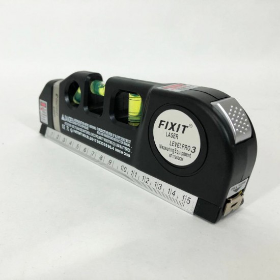 Високоточний лазерний рівень Laser Level Pro 3 з рулеткою 2 в 1