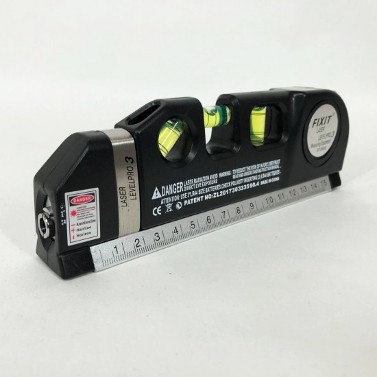 Високоточний лазерний рівень Laser Level Pro 3 з рулеткою 2 в 1
