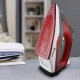 Праска Domotec MS 2202 керамічна побутова з відпарювачем червона Pro Opt