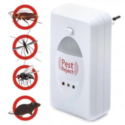 Ультразвуковий відлякувач від комарів тарганів комах Pest Reject HK 02 від мережі Pro Opt