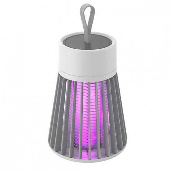 Знищувач комарів тарганів мух Electronic shock Mosquito killing lamp комах НА АКУМУЛЯТОРІ туристичний