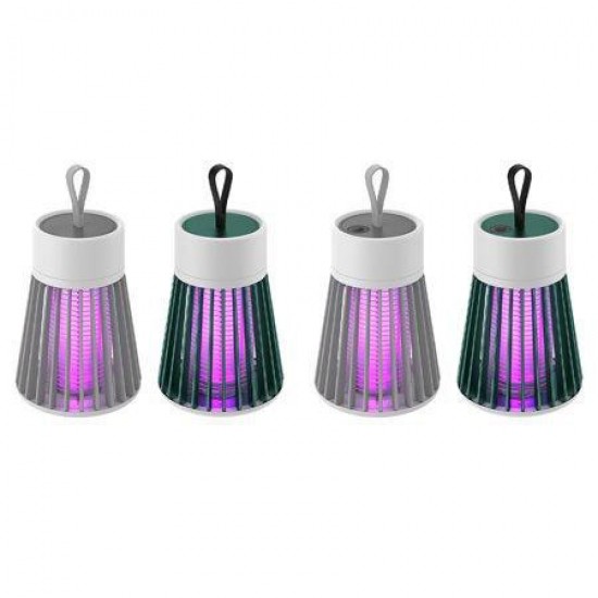 Знищувач комарів тарганів мух Electronic shock Mosquito killing lamp комах НА АКУМУЛЯТОРІ туристичний
