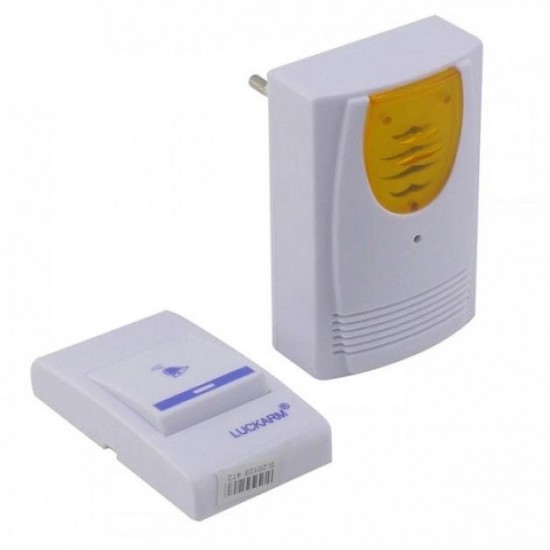 Дзвінок бездротовий для дверей Luckarm Intelligent 8203 помаранчевий Pro Opt