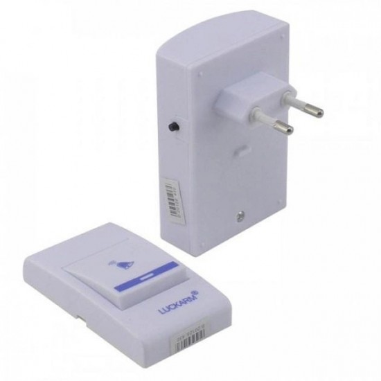 Дзвінок бездротовий для дверей Luckarm Intelligent 8203 помаранчевий Pro Opt