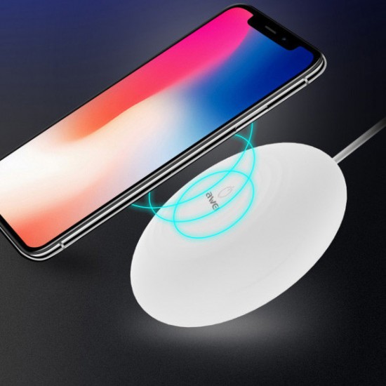 Бездротова зарядка з підсвічуванням 7 кольорів 10W 7 COLOR Awei W7 + WIRELESS CHARGE Pro Opt