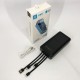 Зарядний пристрій Павербанк 20000mAh Power Bank на сонячній батареї для планшета телефону (чорний) Pro Opt