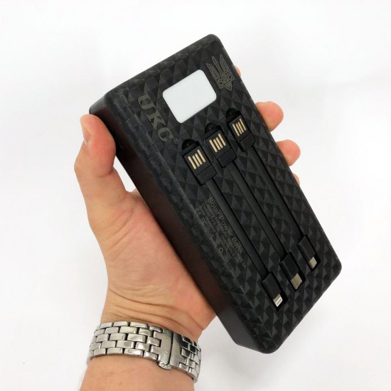 Портативна мобільна зарядка (Павербанк) POWER BANK SOLAR 60000MAH, переносний акумулятор для телефону Pro Opt