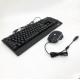 Клавіатура+мишка UKC з LED підсвічуванням від USB M-710, клавіатура ігрова з підсвічуванням та мишкою Pro Opt