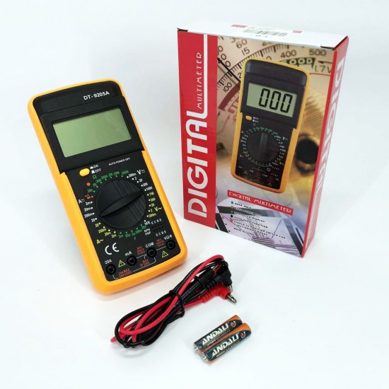 Мультиметр тестер Digital Multimeter DT9205A 43 продзвон зі звуком Pro Opt