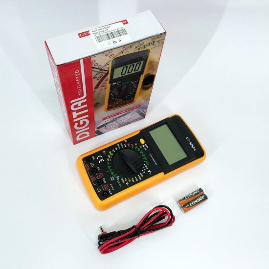 Мультиметр тестер Digital Multimeter DT9205A 43 продзвон зі звуком Pro Opt