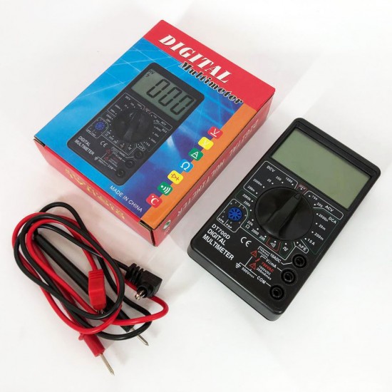 Мультиметр Digital Tech DT700D ЗВУК великий екран із захистом від замикання