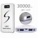 Портативне мобільне заряджання Power Bank 30000/9600mAh UKC, Умб зарядне power bank. білий Pro Opt
