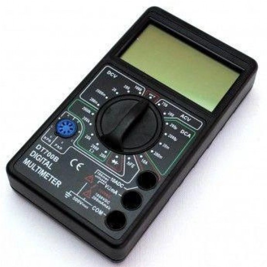 Мультиметр Digital DT700B цифровий великий екран захист вимірювач напруги