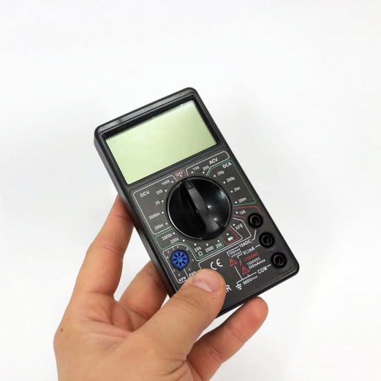 Мультиметр Digital DT700B цифровий великий екран захист вимірювач напруги