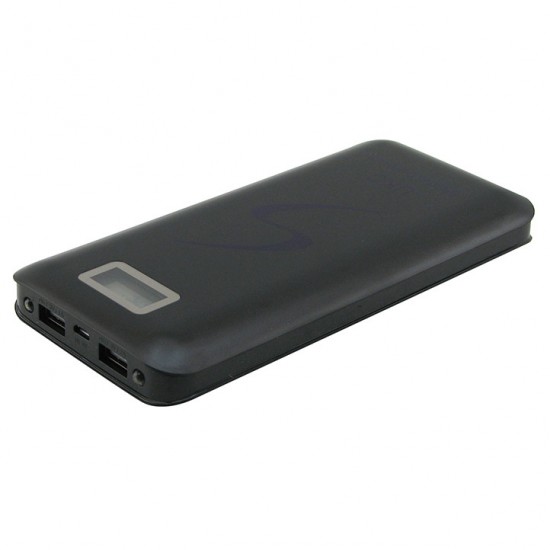 Мобільна зарядка портативна Power Bank 9600mAh UKC, Зовнішній акумулятор, Зарядка power bank. чорний Pro Opt